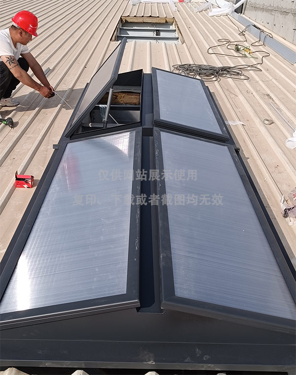 兰州王老吉生产车间崆峒排烟天窗