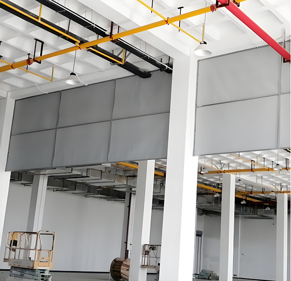 防火布崆峒挡烟垂壁